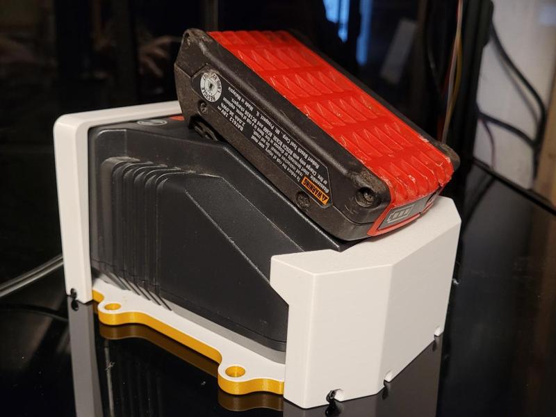 Mounting bracket for Bosch 18v chargers