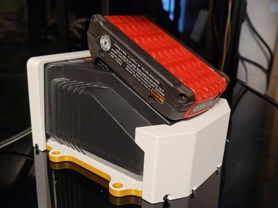 Mounting bracket for Bosch 18v chargers