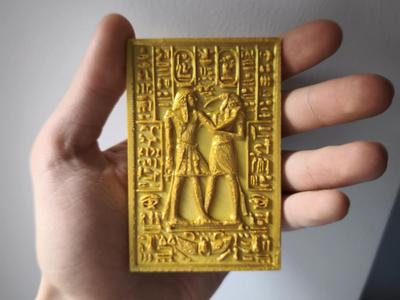 Egyptian style relief decor