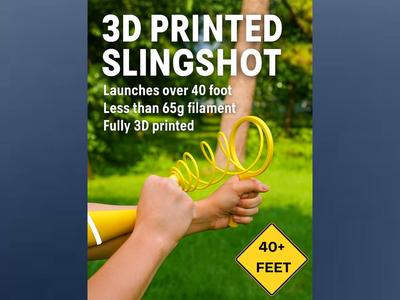 Hand Slingshot | 40+ Feet