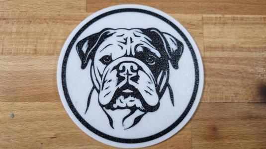 English Bulldog coaster