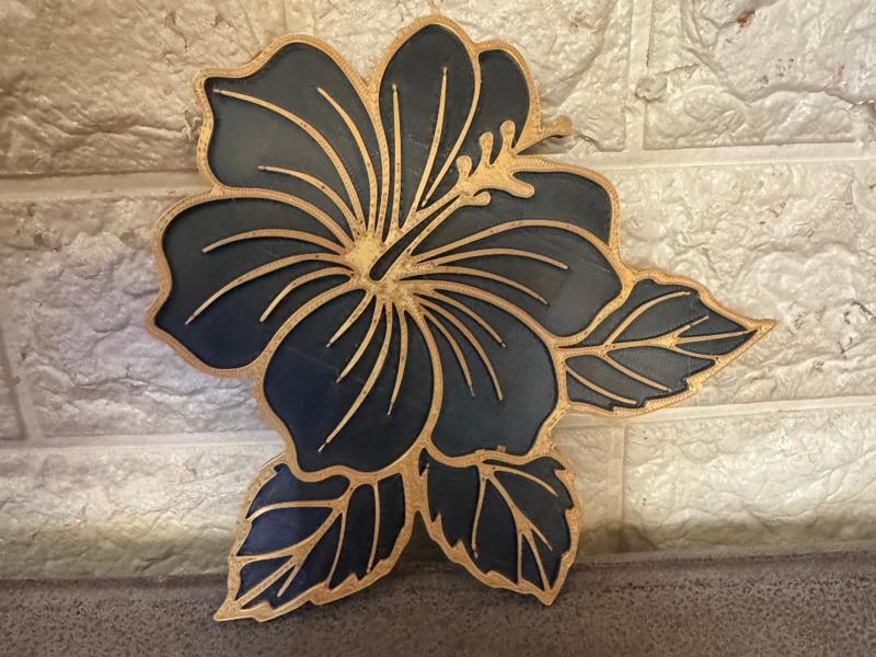 Hibiscus Wall Decor