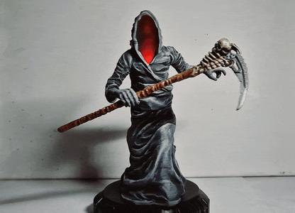 Hunting Death Reaper with Scythe & RGB Tealight 