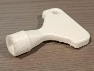 Water key for 8mm square hose tap