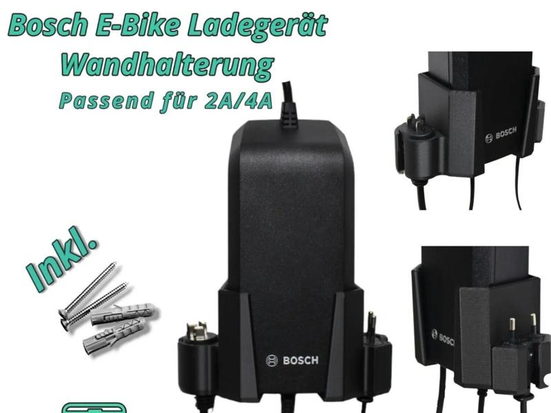 Wall mount for Bosch Ebike Charger 2A 4A