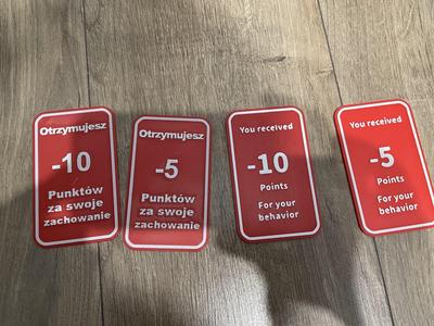 Teacher's Red Card / Kartki dla nauczycieli