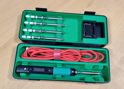 Pinecil v2 Short Tips Case - Simpler cable
