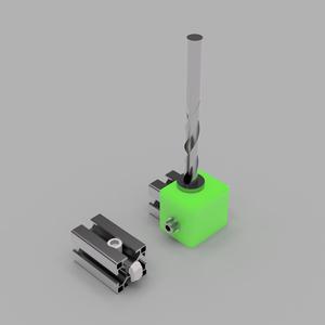3030 drill guide for quick connect