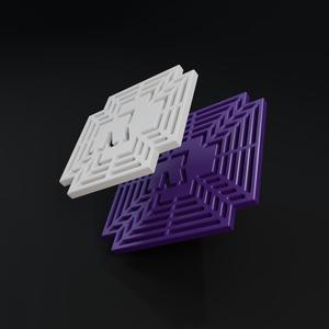 Rammstein logo coaster