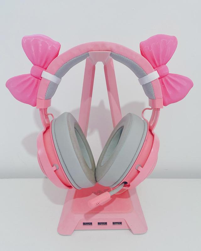 Ribbon - Bow Headset / headphone Attachment / Accessory