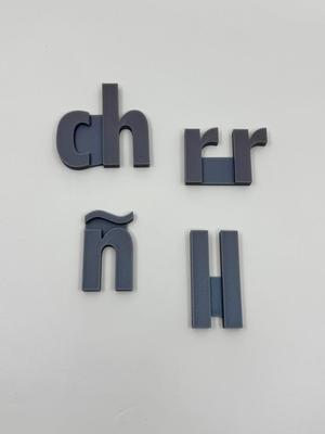 Magnetic Letters - Spanish Letters/Digraphs