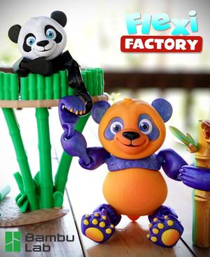 FREE: Bambulab and Flexi Factory Panda Collaboration!