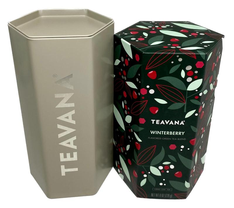 Teavana Vintage Hexagonal Container