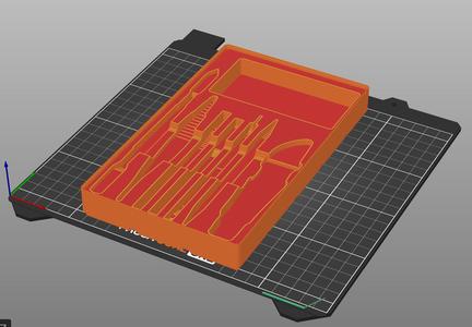 Gridfinity - iFixIt Tools no Magnets - Reduced-height version