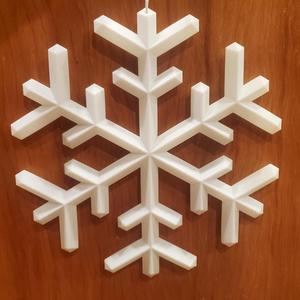 Hollow vase mode snow flake