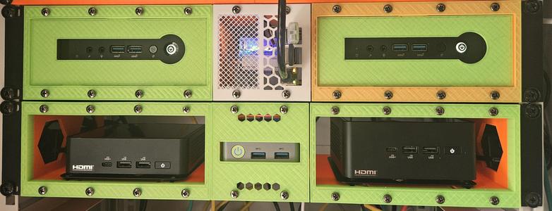 DAP 2U cage for NUC/SFF with VESA