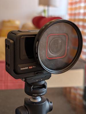 Filter holder for insta360 AcePro