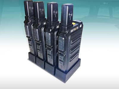 Walkie talkie 2 way radio cradle for four pack set 