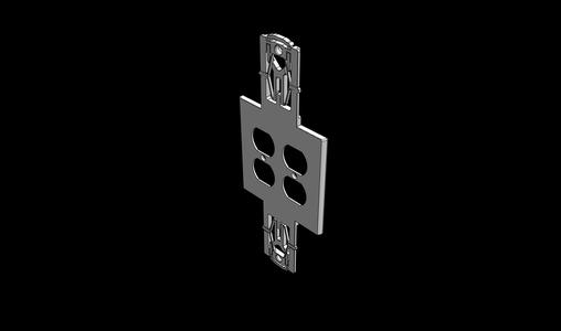 C22 - Double-Gang Double-Sided Electrical Outlet WallPlateMate