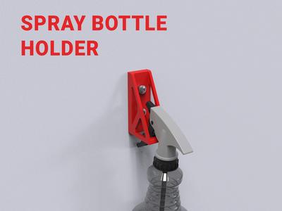 Universal Spray Bottle Holder – Wall-Mounted