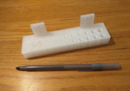 Hex Wrench Holder Imperial, from 0.05" to 1/4"