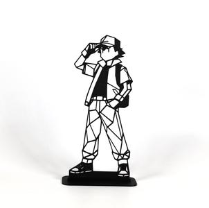 Low Poly Geometric Ash Ketchum