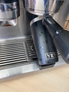 Yeti rambler holder for Breville Oracle or Sage BES980 