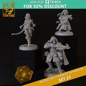 RPG - DnD Hero Characters - Titans of Adventure Set 15