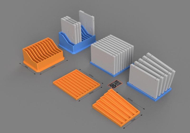 SDD - HDD 2.5 Storage Tray x5 / x9 / x10 slots - Basetta per HDD-SDD a 5/9/10 posizioni