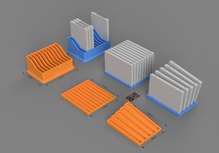 SDD - HDD 2.5 Storage Tray x5 / x9 / x10 slots - Basetta per HDD-SDD a 5/9/10 posizioni