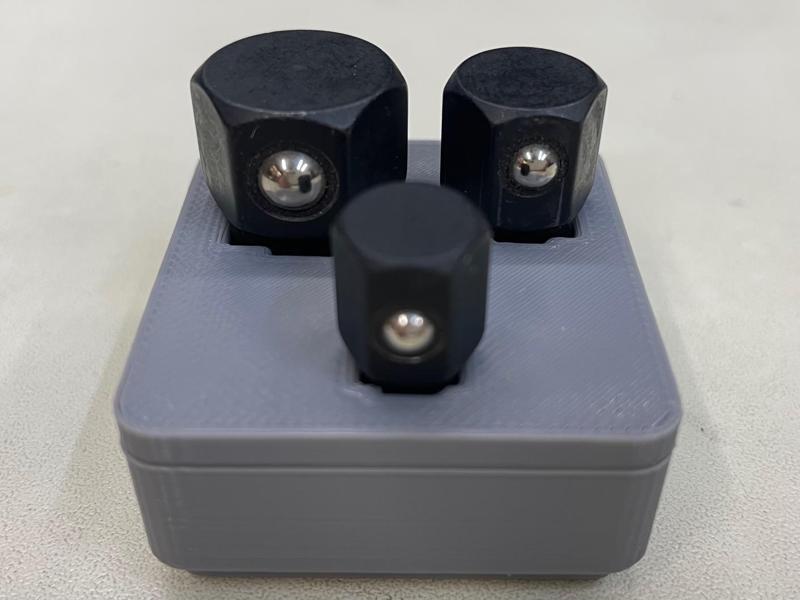 gridfinity bin for socket adapters