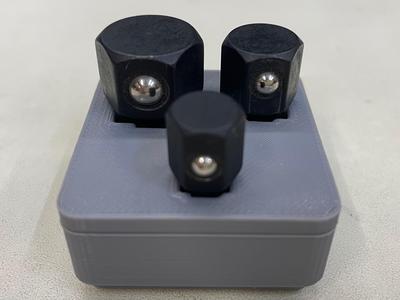 gridfinity bin for socket adapters