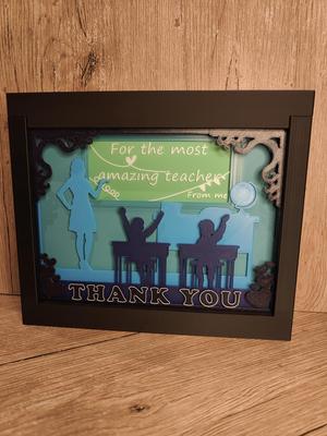 Teacher Appreciation Shadow Box