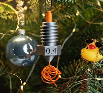 Christmas ornament "Spaghetti nozzle"