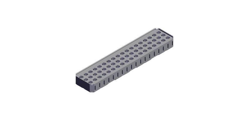 Multibin - 4x1x0.5H Hex Bit Insert.stl
