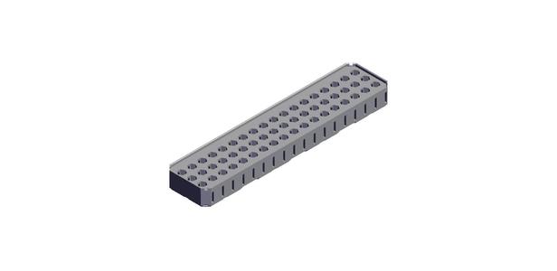 Multibin - 4x1x0.5H Hex Bit Insert.stl