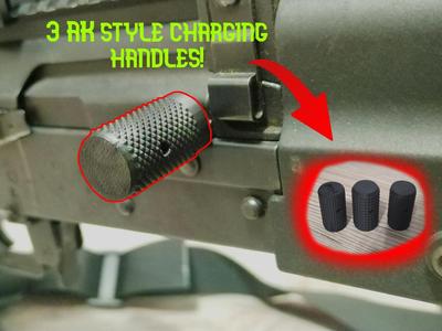 3 types of AK charging handles