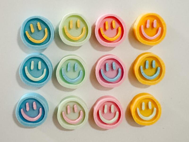 Smiley Fridge Magnet Perfect Imperfect Good Vibes