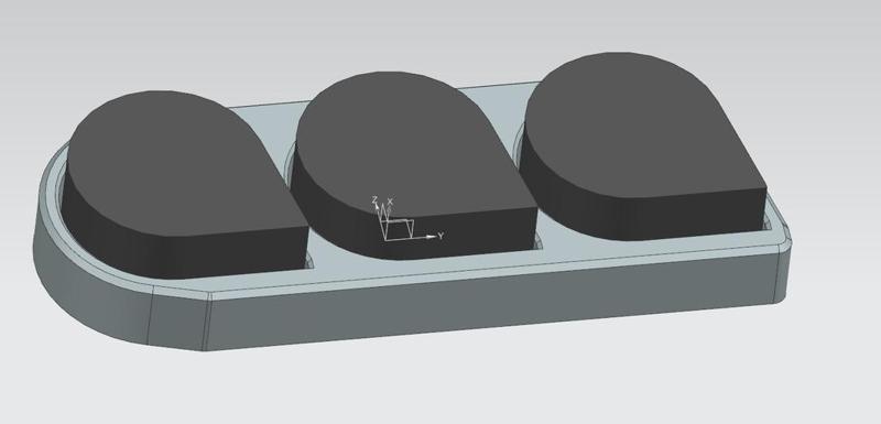Artemis CP1/CP2 pellets magazine x3 magnetic holder