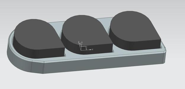 Artemis CP1/CP2 pellets magazine x3 magnetic holder