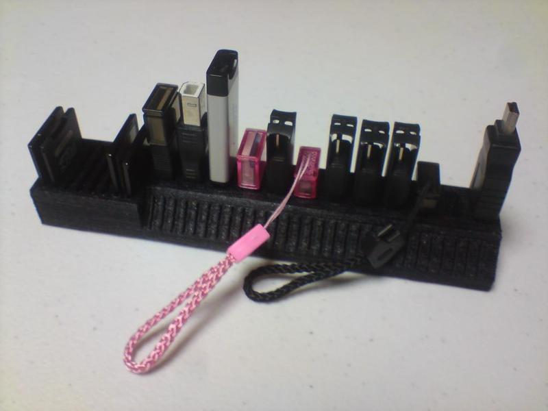 My Customized USB stick and SD card holder