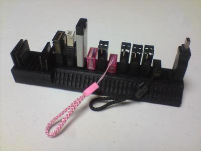My Customized USB stick and SD card holder