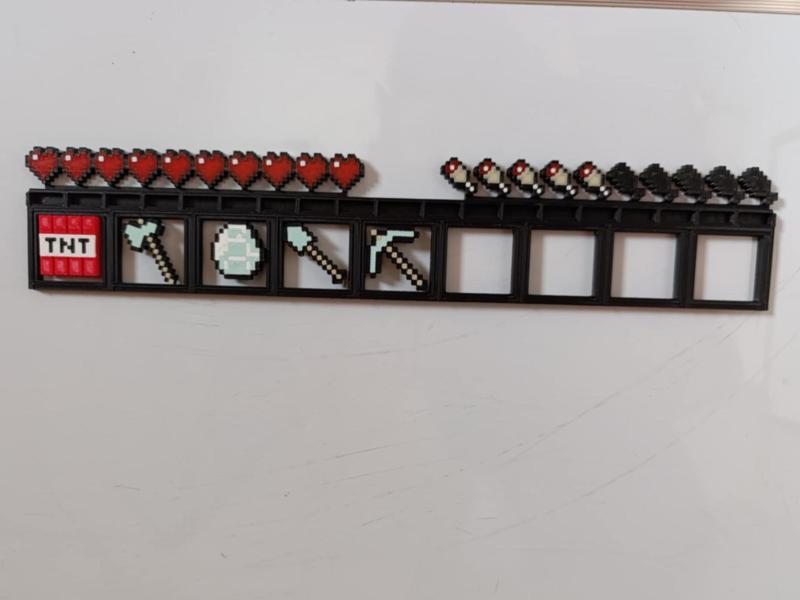 Minecraft hunger bar inventory mangnets