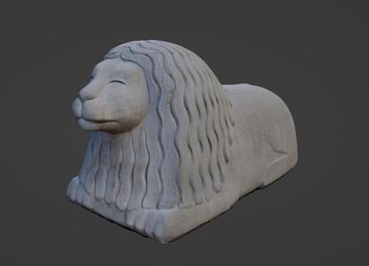 Stockholm Lion Small (concrete bollard)