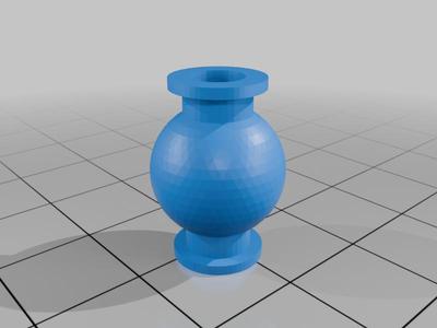 Vibration damper ball for action camera anti vibration mount