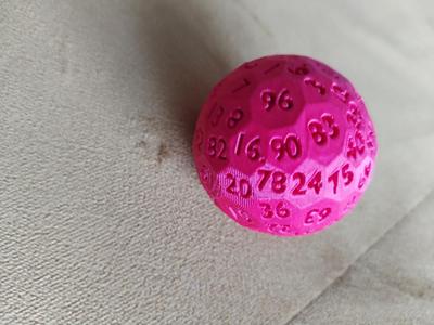 Die d100 for TTRPG or boardgames