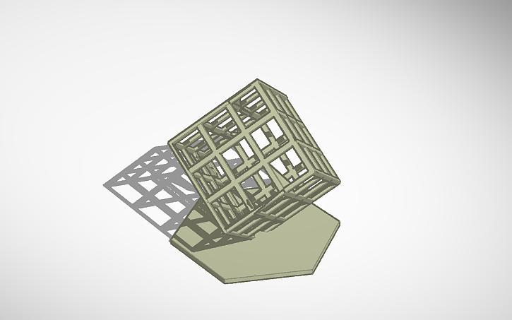 3D printer test cube