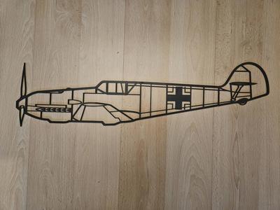 Aircraft Wallart Series Bf109 (Large) 