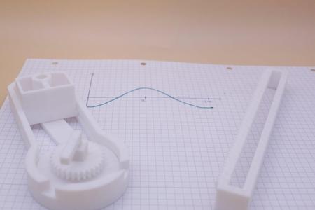 Circle-to-Sine Drawing Machine