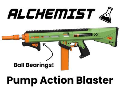 Alchemist - Pump Action Blaster (Nerf Homemade)